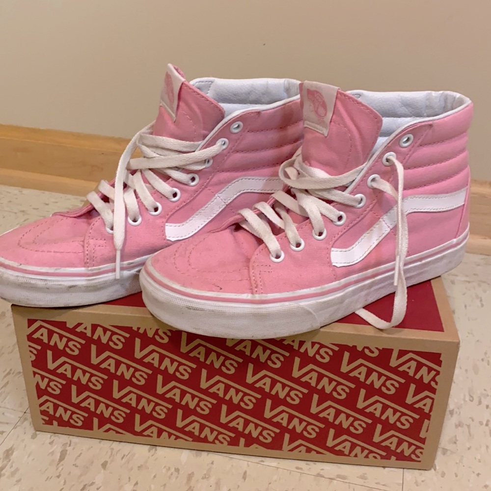 Pink High Top Vans